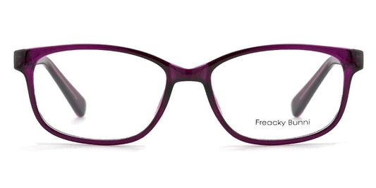 Stylish women’s glasses with clear lenses by Bunni Studios
