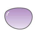 Sunglasses non-prescription color tint - Purple