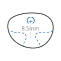 Functional lens corridor - 8.5mm